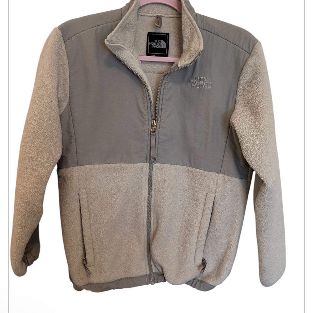 Girls Large North Face Jacket Zip Up